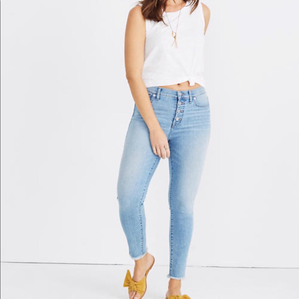 Madewell 9” Rise Skinny Crop Jeans